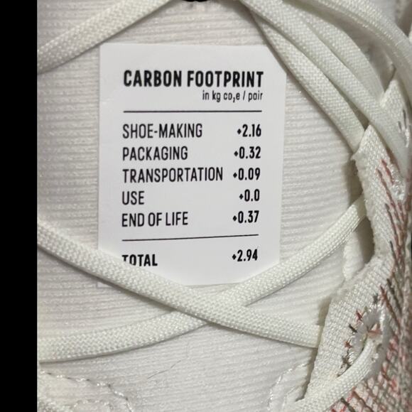 Adidas Adizero X Allbirds Sneakers White Multicolor Semi Turbo GY6156 Size 12 - Picture 9 of 9